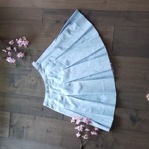 Vintage 1950s Dennis Pinstripe Pleated Skirt